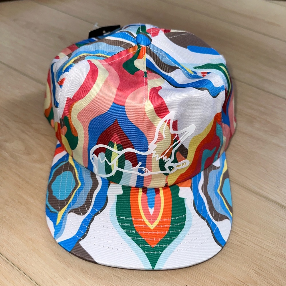Red and Pink Artistic Snapback Hat
